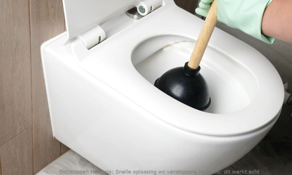 Snelle oplossing wc verstopping Hengelo: dit werkt echt